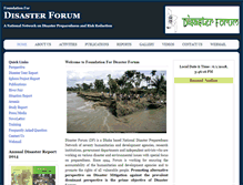 Tablet Screenshot of disasterforum.org